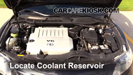 2007 Toyota Camry LE 3.5L V6 Antigel (Liquide de Refroidissement) Vérifiez le niveau d'antigel
