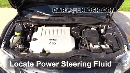 2007 Toyota Camry LE 3.5L V6 Power Steering Fluid Check Fluid Level