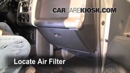 2007 Toyota FJ Cruiser 4.0L V6 Filtre à air (intérieur) Changement