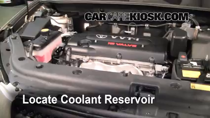 2007 Toyota RAV4 2.4L 4 Cyl. Coolant (Antifreeze) Check Coolant Level