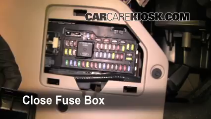 2013 ford escape fuse box location