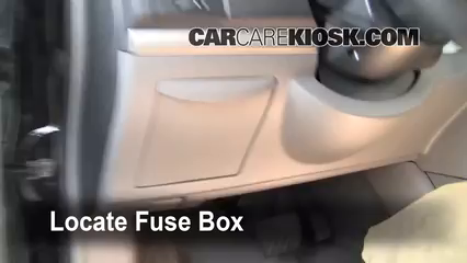 Interior Fuse Box Location 2007 2012 Nissan Sentra 2008