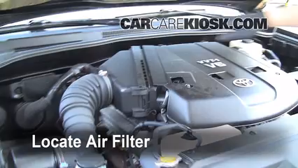 Air Filter How To 2007 2014 Toyota Fj Cruiser 2007 Toyota Fj