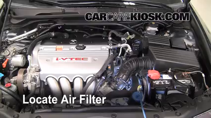 2008 Acura TSX 2.4L 4 Cyl. Air Filter (Engine)