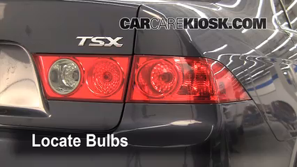 2008 Acura TSX 2.4L 4 Cyl. Lights Tail Light (replace bulb)