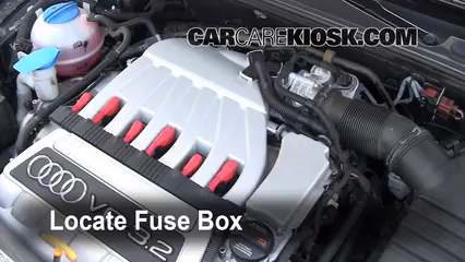2008 Audi A3 Quattro 3.2L V6 Fuse (Engine) Replace