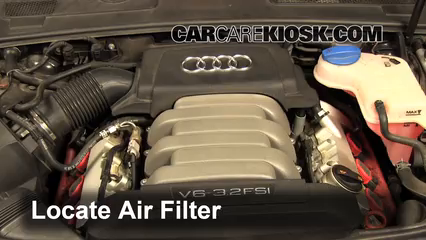 2008 Audi A6 3.2L V6 Filtro de aire (motor)