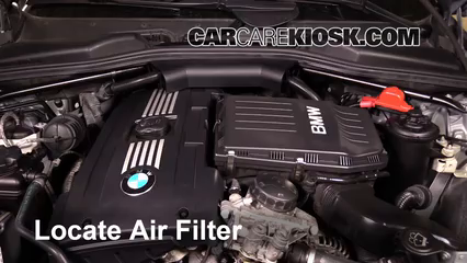 2008 BMW 535xi 3.0L 6 Cyl. Turbo Sedan Filtro de aire (motor)