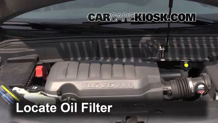 Oil Filter Change Buick Enclave 2008 2012 2008 Buick Enclave Cxl 3 6l V6