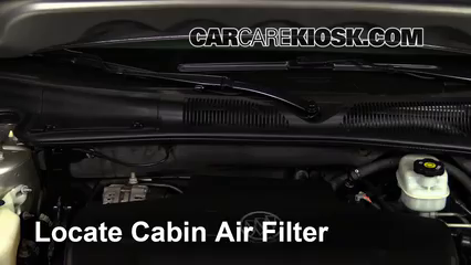 2008 Buick Lucerne CXL 3.8L V6 Filtre à air (intérieur)