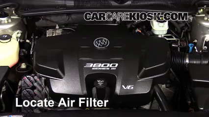 2008 Buick Lucerne CXL 3.8L V6 Filtre à air (moteur)