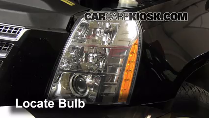 2008 Cadillac Escalade 6.2L V8 Éclairage Feux de route (remplacer l'ampoule)