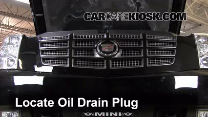 2008 Cadillac Escalade 6.2L V8 Aceite Cambiar aceite y filtro de aceite