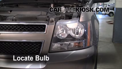 2008 Chevrolet Avalanche LT 5.3L V8 Luces Luz de estacionamiento (reemplazar foco)