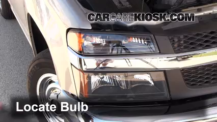 2008 Chevrolet Colorado WT 2.9L 4 Cyl. Standard Cab Pickup (2 Door) Lights Headlight (replace bulb)
