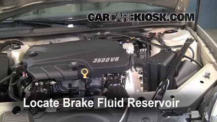 2008 Chevrolet Impala LT 3.5L V6 FlexFuel Brake Fluid Check Fluid Level
