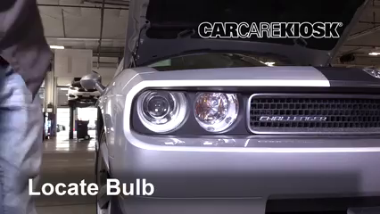 2008 Dodge Challenger SRT8 6.1L V8 Lights Headlight (replace bulb)