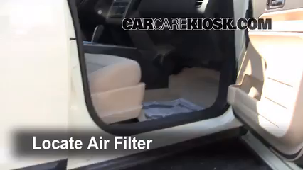 2008 Ford Edge SE 3.5L V6 Filtro de aire (interior)