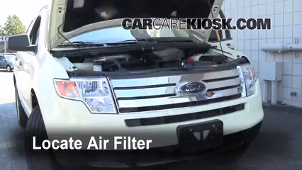 2008 Ford Edge SE 3.5L V6 Filtre à air (moteur) Changement