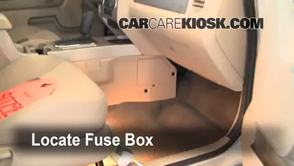 Interior Fuse Box Location: 2005-2012 Ford Escape - 2008 Ford Escape