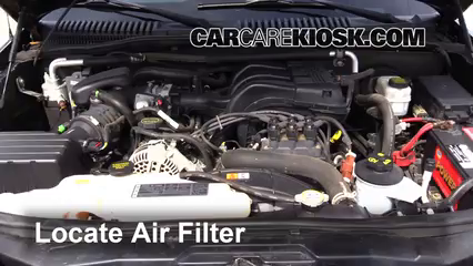 2008 Ford Explorer Sport Trac XLT 4.0L V6 Filtro de aire (motor) Control