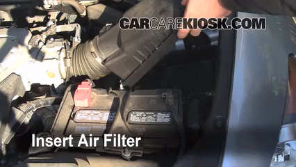 Air Filter How To 2008 2012 Honda Accord 2008 Honda Accord Ex L 3 5l V6 Sedan 4 Door