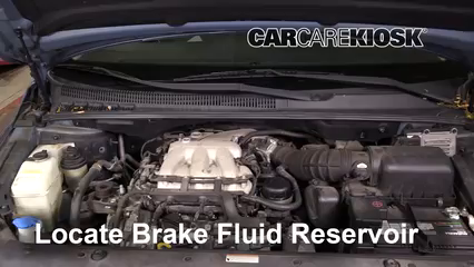 2008 Hyundai Entourage GLS 3.8L V6 Brake Fluid Check Fluid Level