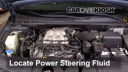 2008 Hyundai Entourage GLS 3.8L V6 Power Steering Fluid Add Fluid
