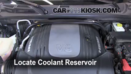 2008 Jeep Commander Limited 5.7L V8 Coolant (Antifreeze) Add Coolant