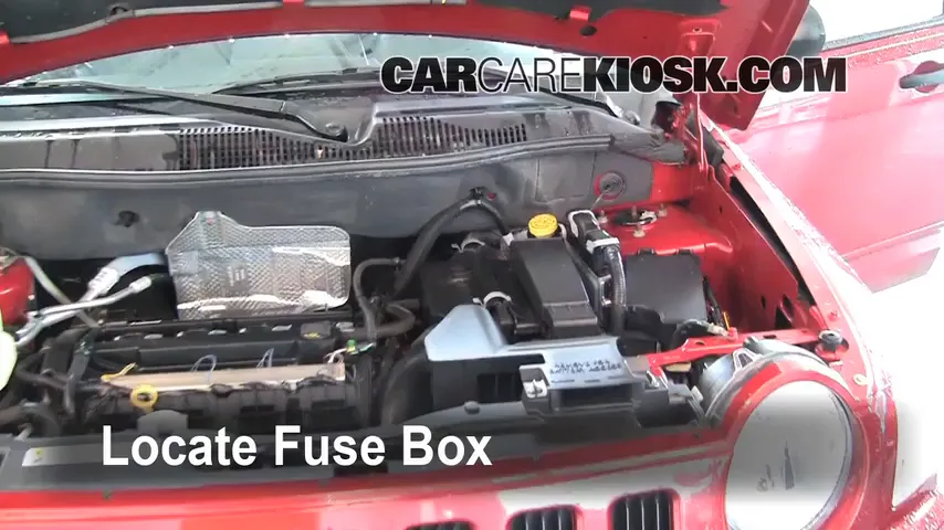 2008 jeep compass cigarette lighter fuse Replace a Fuse: 2008 Jeep Compass Sport 2.0L 4 Cyl