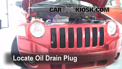 Oil & Filter Change 2008 Jeep Compass Sport  4 Cyl.