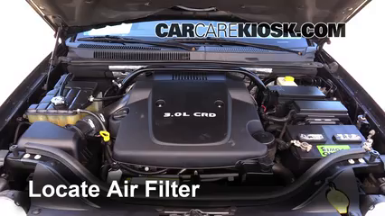 2008 Jeep Grand Cherokee Laredo 3.0L V6 Turbo Diesel Air Filter (Engine) Check