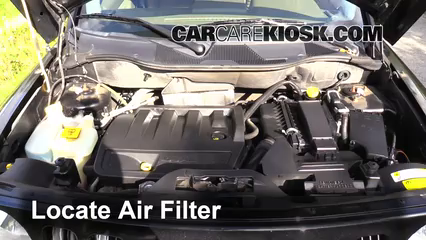 2008 Jeep Patriot Sport 2.4L 4 Cyl. Air Filter (Engine) Replace