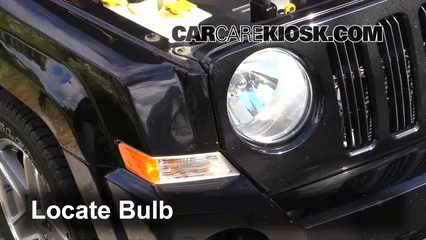 2008 Jeep Patriot Sport 2.4L 4 Cyl. Lights Headlight (replace bulb)