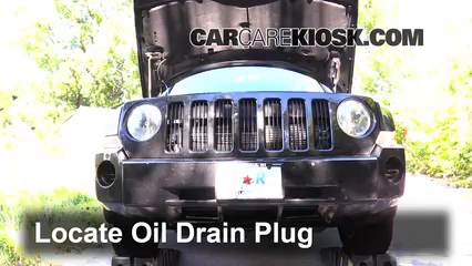 2008 Jeep Patriot Sport 2.4L 4 Cyl. Aceite Cambiar aceite y filtro de aceite