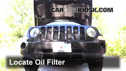 Oil & Filter Change 2008 Jeep Patriot Sport  4 Cyl.