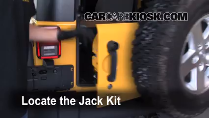 How To Jack Up a 2008 Jeep Wrangler Unlimited Rubicon  V6