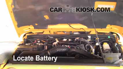 Battery Replacement: 2008 Jeep Wrangler Unlimited Rubicon 3.8L V6