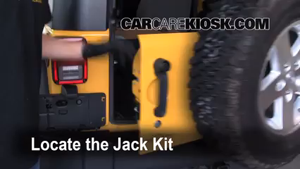 2007-2017 Jeep Wrangler Jack Up How To - 2008 Jeep Wrangler Unlimited
