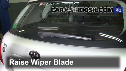 2008 Kia Ceed LX 1.4L 4 Cyl. Windshield Wiper Blade (Rear) Replace Wiper Blade