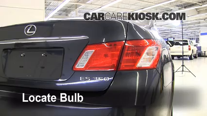 2008 Lexus ES350 3.5L V6 Éclairage Feux de marche arrière (remplacer une ampoule)