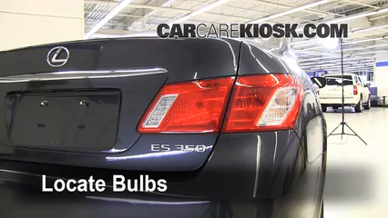 2008 Lexus ES350 3.5L V6 Éclairage Feux de position arrière (remplacer ampoule)