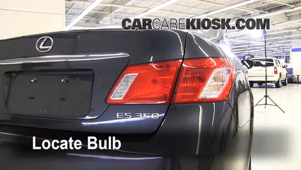 2008 Lexus ES350 3.5L V6 Éclairage Feu clignotant arrière (remplacer l'ampoule)
