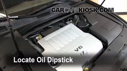 Check Oil Level 2008 Lexus ES350 3.5L V6