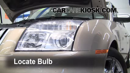 2008 Mercury Sable Premier 3.5L V6 Lights Headlight (replace bulb)