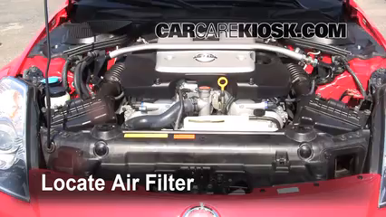 2008 Nissan 350Z 3.5L V6 Air Filter (Engine)