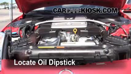 2008 Nissan 350Z 3.5L V6 Oil Check Oil Level
