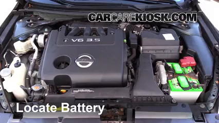 2008 Nissan Altima SE 3.5L V6 Coupe (2 Door) Battery Clean Battery & Terminals