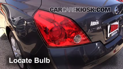 2008 Nissan Altima SE 3.5L V6 Coupe (2 Door) Lights Turn Signal - Rear (replace bulb)