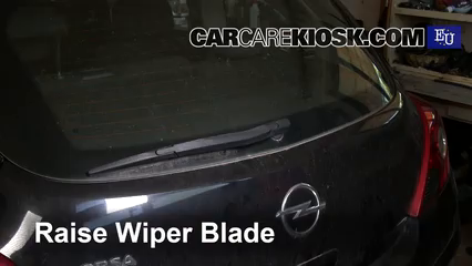 2008 Opel Corsa D 1.2L 4 Cyl. Windshield Wiper Blade (Rear) Replace Wiper Blade